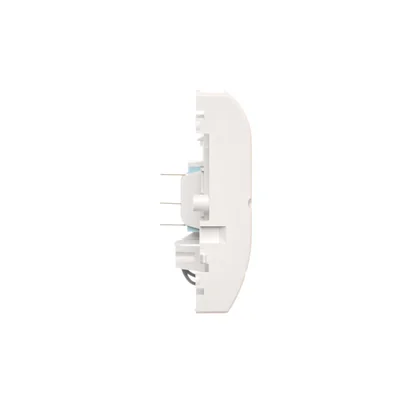 Single hotel switch with backlight, 10A, white