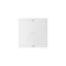 Single-key shutter switch button, white