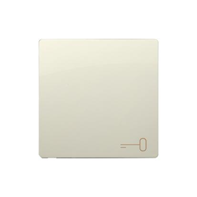 Single key with key pictogram, beige