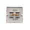 Single loudspeaker socket -1 loudspeaker column (module) inox (metallic)