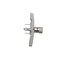 Single loudspeaker socket -1 loudspeaker column (module) satin (metallic)