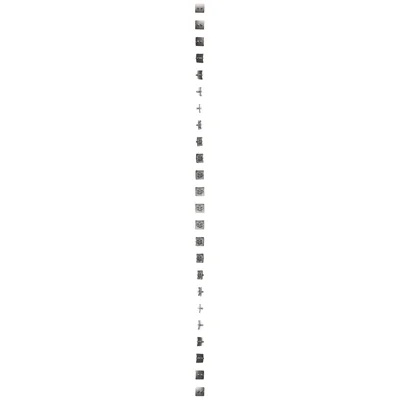 Single loudspeaker socket -1 loudspeaker column (module) satin (metallic)