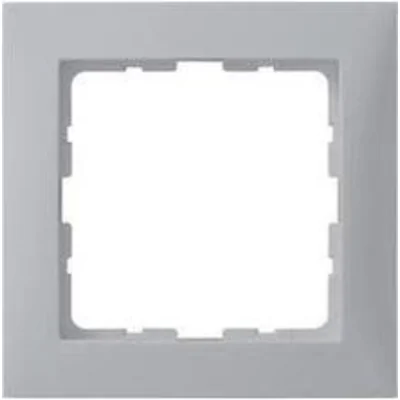 Single, matt varnished aluminum frame