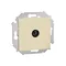Single module antenna socket beige