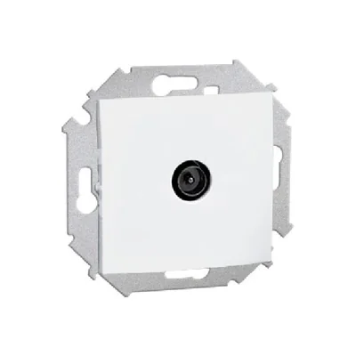 Single module antenna socket white
