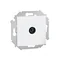 Single module antenna socket white