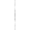 Single NO button with LED backlight without pictogram (module) 16A 230V screw terminals white