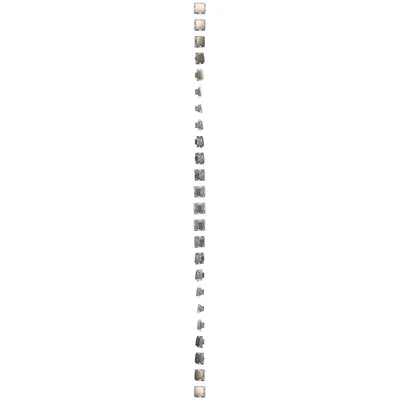 Single NO button with LED backlight without pictogram (module) 16A 250V screw terminals gold (metallic)