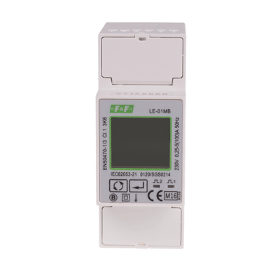 Single-phase active and reactive energy meter, M-BUS, 100(5)A; MID