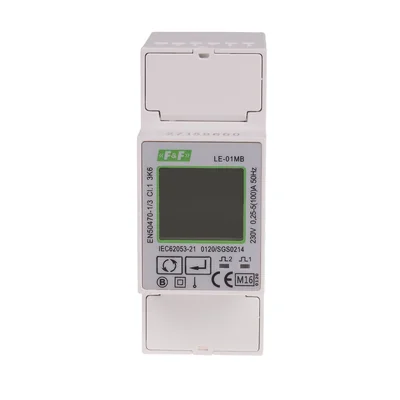 Single-phase active and reactive energy meter, M-BUS, 100(5)A; MID