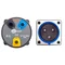 Single-phase industrial socket adapter 32A AGT-32T 3 contacts