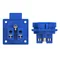 Single-phase panel socket-outlet 16A 2P+E IP44 with pin, "p-nova plus" series Blue
