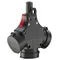 Single-phase rubber splitter 10/16A 2P+Z IP45 with protection side VDE + plug
