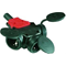 Single-phase rubber splitter 10/16A 2P+Z IP45 with protection side VDE + plug