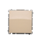 Single-pole switch (module) 10A 250V beige screw terminals