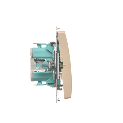 Single-pole switch (module) 10A 250V beige screw terminals