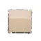 Single-pole switch (module) 10A 250V beige screw terminals