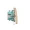 Single-pole switch (module) 10A 250V beige screw terminals