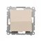 Single-pole switch (module) 10A, 250V, quick connectors, cream