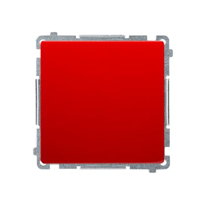 Single pole switch (module) 10A 250V red screw terminals