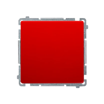 Single pole switch (module) 10A 250V red screw terminals