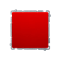 Single pole switch (module) 10A 250V red screw terminals