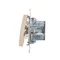 Single-pole switch (module) 16A 230V cream screw terminals
