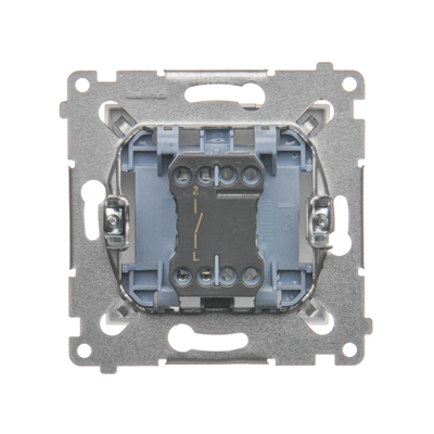 Single-pole switch (module) 16A 230V screw terminals white