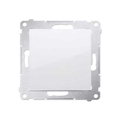 Single-pole switch (module) 16A 230V screw terminals white