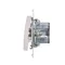 Single-pole switch (module) 16A 230V screw terminals white