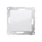 Single-pole switch (module) 16A 230V screw terminals white