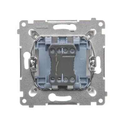 Single-pole switch (module) 16A 230V screw terminals white