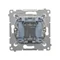 Single-pole switch (module) 16A 230V screw terminals white