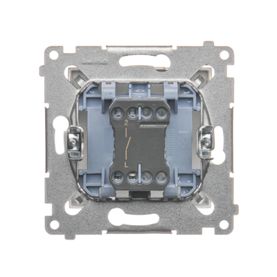 Single-pole switch (module) 16A 250V screw terminals gold (metallic)