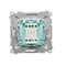 Single-pole switch (module) with activation signaling 10A 250V screw terminals white
