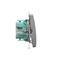Single-pole switch with illumination (module) 10A 250V satin (metallic)