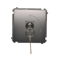 Single-pole switch with key, 2-position metallic stainless steel
