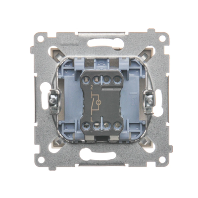 Single-pole switch with LED backlight (module) 230V, gold metallic