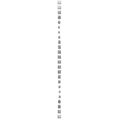 Single-pole switch with LED signaling (module) 10A 250V quick connectors silver (metallic)
