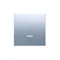 Single push button with LED backlight without pictogram (module) 10A 250V quick connectors silver (metallic)