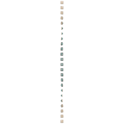 Single push-button without pictogram with backlight (module) 230V, beige