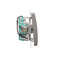 Single push-button without pictogram with backlight (module) 230V, metallic stainless steel