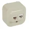 Single RJ11 + RJ45 socket, cream color