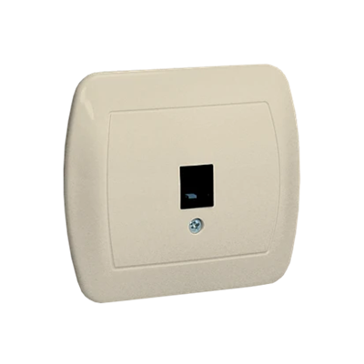 Single RJ11 telephone socket beige