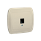 Single RJ11 telephone socket beige