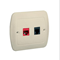 Single RJ12 telephone socket beige