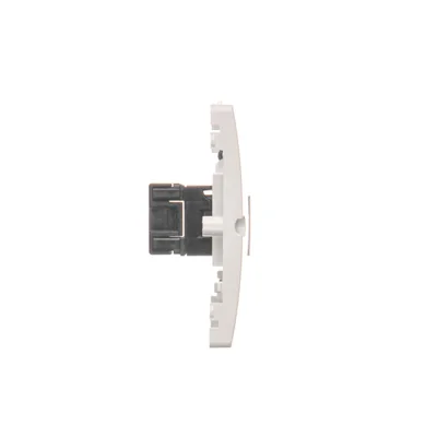 Single RJ45 computer socket cat. 5e (module) white