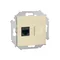 Single RJ45 computer socket cat. 6 (module) beige