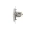 Single RJ45 computer socket, category 6, shielded with anti-dust cover (module) white