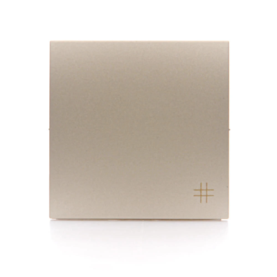 Single rocker for switches/buttons, gold (metallic)